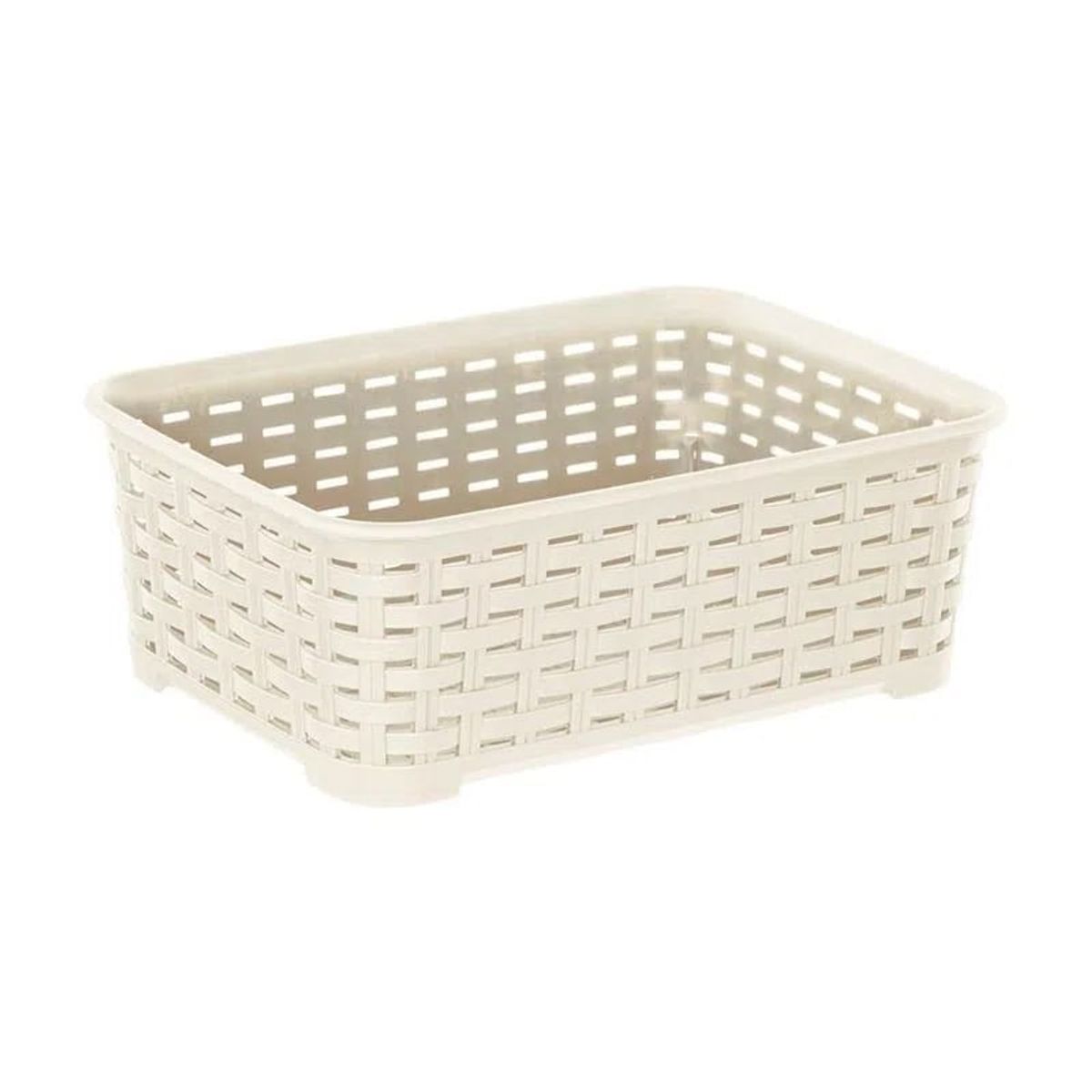 REYPLAST - Canastilla Canasta Organizadora Multiusos Rattan 1.4 Litros