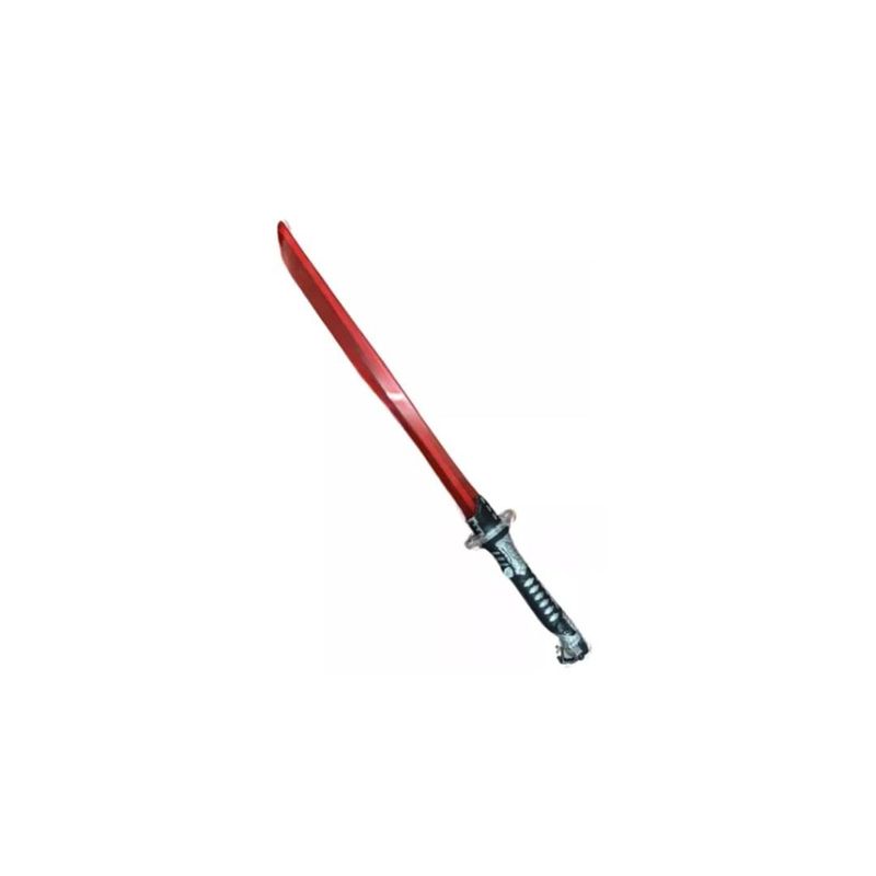 GENERICO - Espadas Ninjas Katana Samurai Juguete Niños Luz Led Rojo