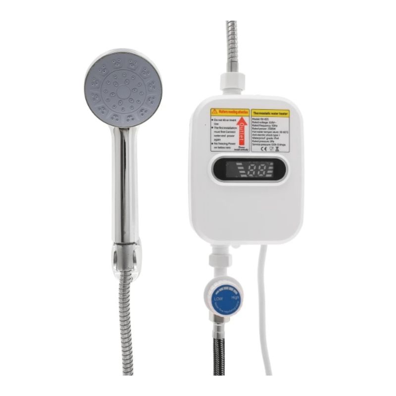 GENERICO - Mini Calentador De Agua Termostático Para Ducha 3 Seg
