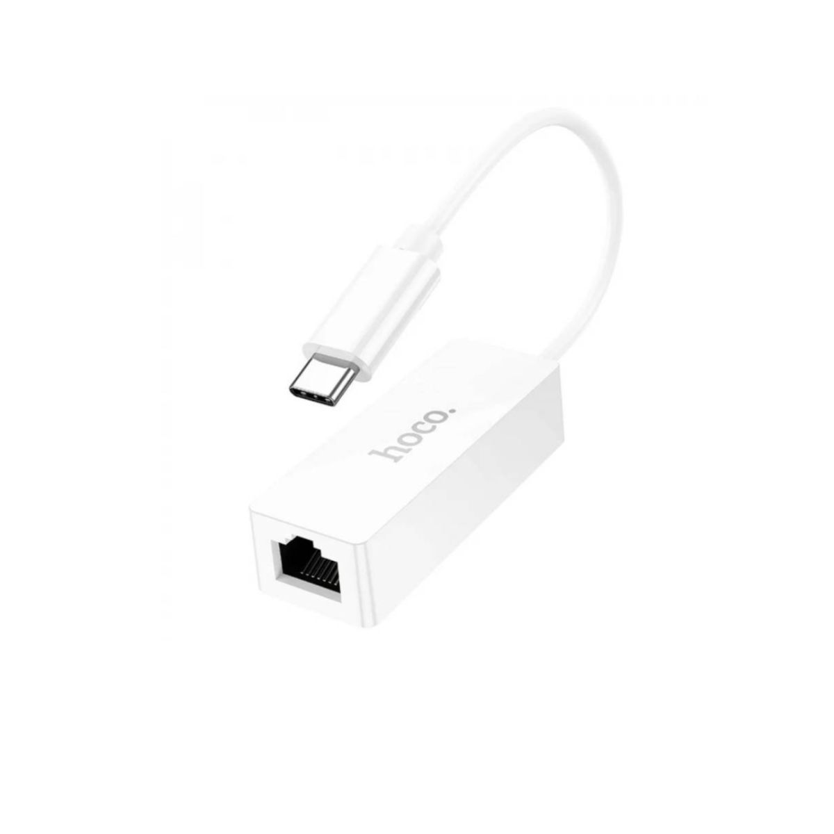 HOCO - CABLE ETHERNET A USB C BLANCO UA22