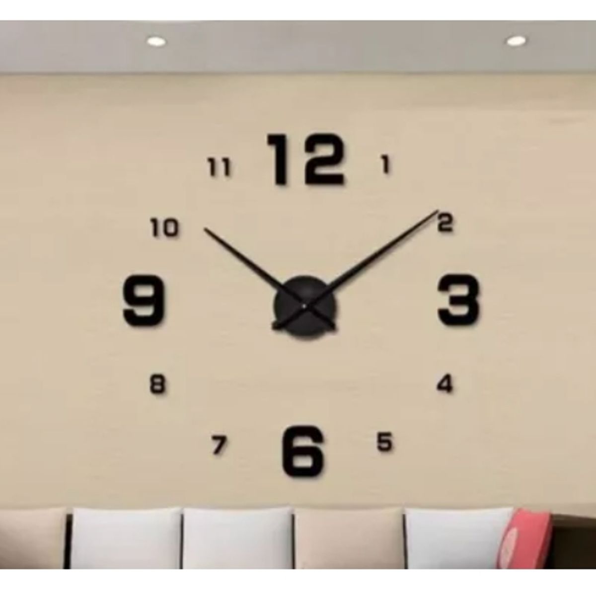 GENERICO - Reloj De Pared 3d Grande Números Pyg
