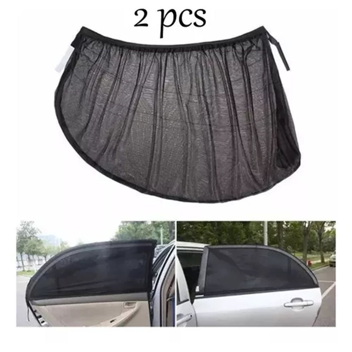 GENERICO - Malla Tapa Sol Para Auto Protector De Ventana