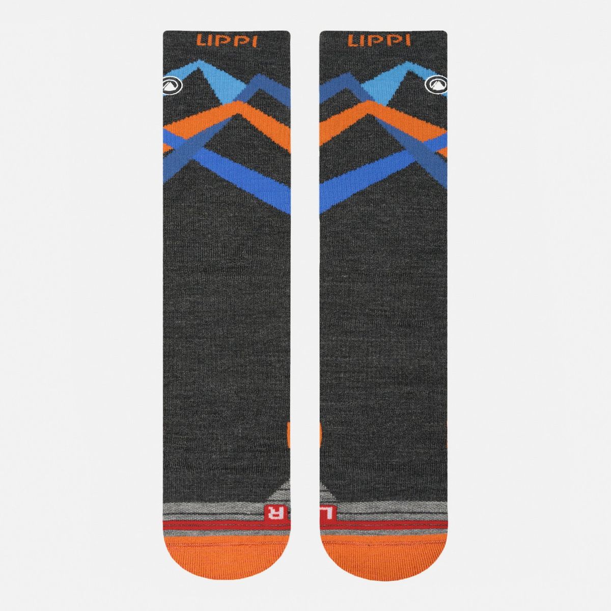 LIPPI - Calcetin Hombre All Mountain Ski Socks Melange Gris Lippi