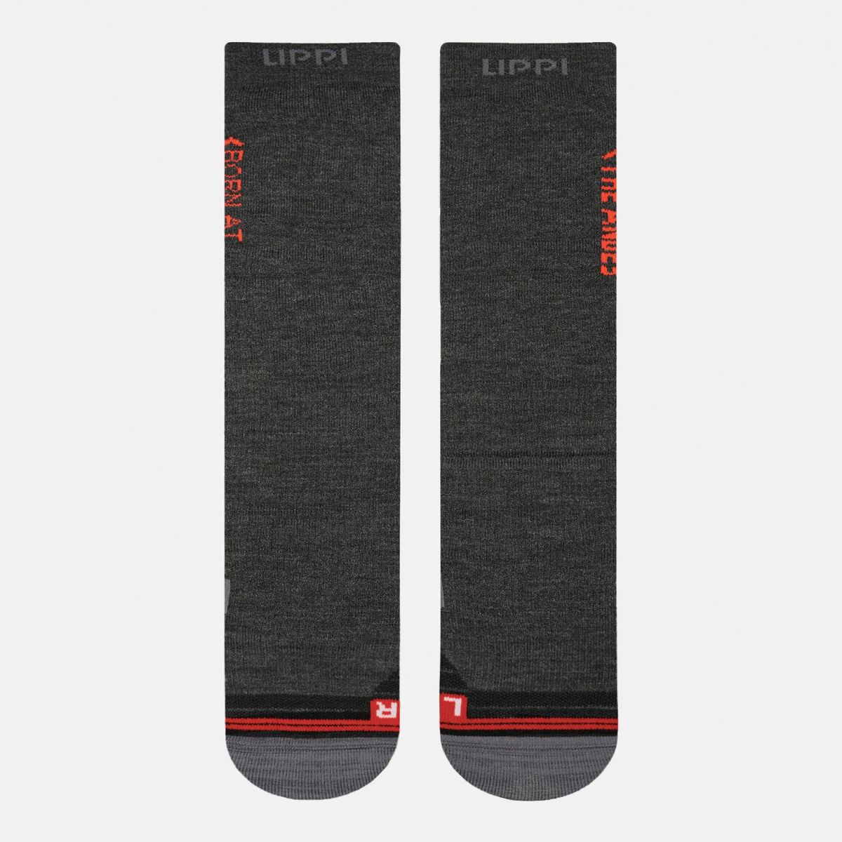 LIPPI - Calcetin Hombre All Mountain Ski Socks Melange Negro Lippi