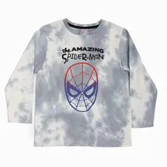 MARVEL - Polera Manga Larga Niño Amazing Spiderman Gris