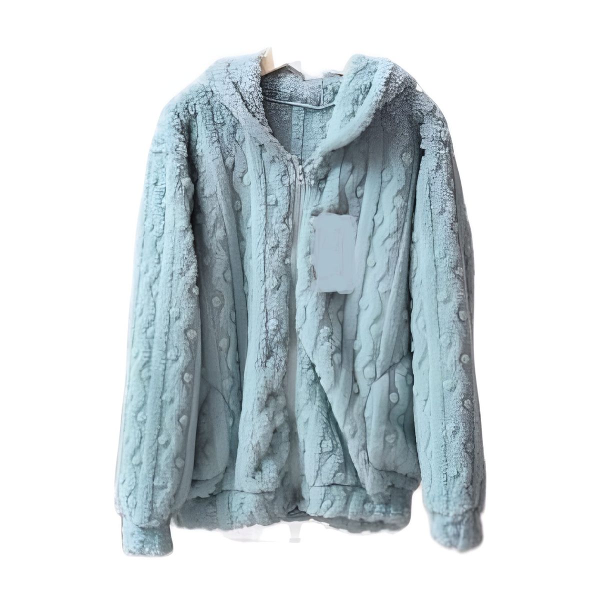 AGW - Pack 2 Polerón Trenzado Con Capucha Polar