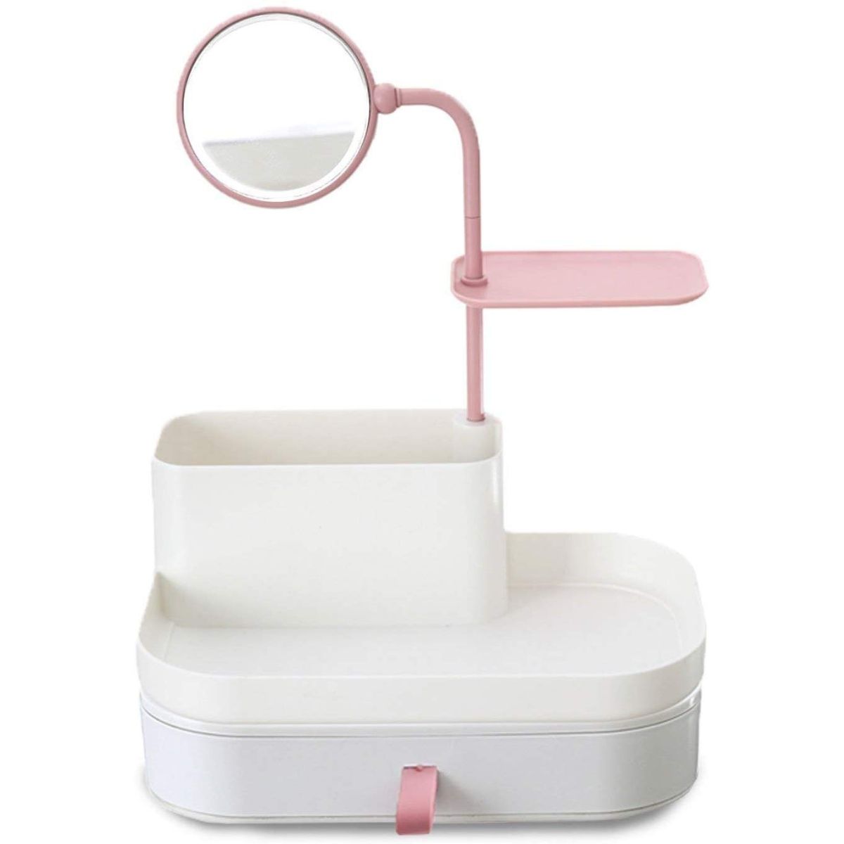 GENERICO - Organizador de Maquillaje Compacto y Espejo.