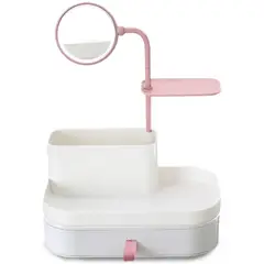 GENERICO - Organizador de Maquillaje Compacto y Espejo