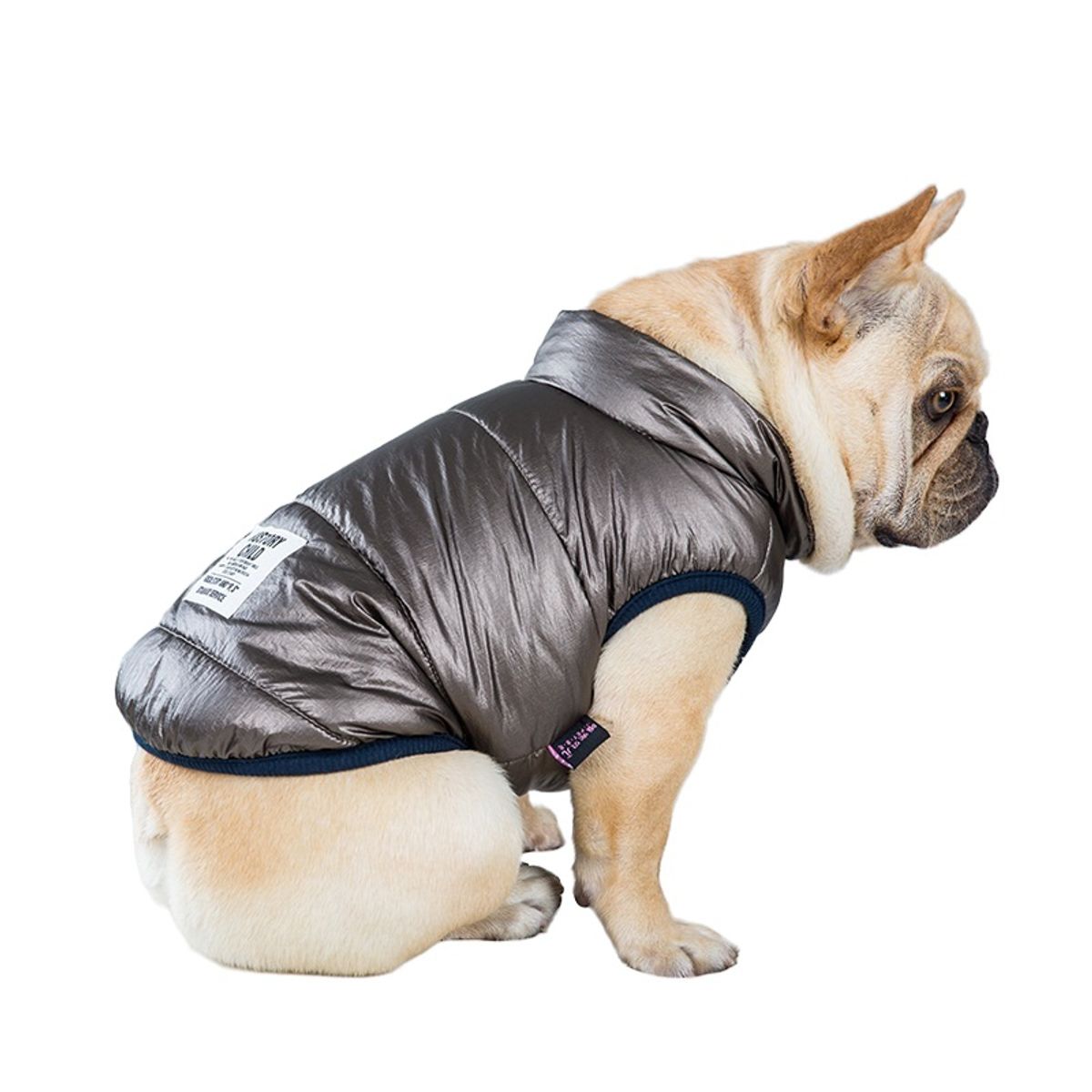 GENERICO - Parka para Perros Impermeable Soft&Metallic Gris L