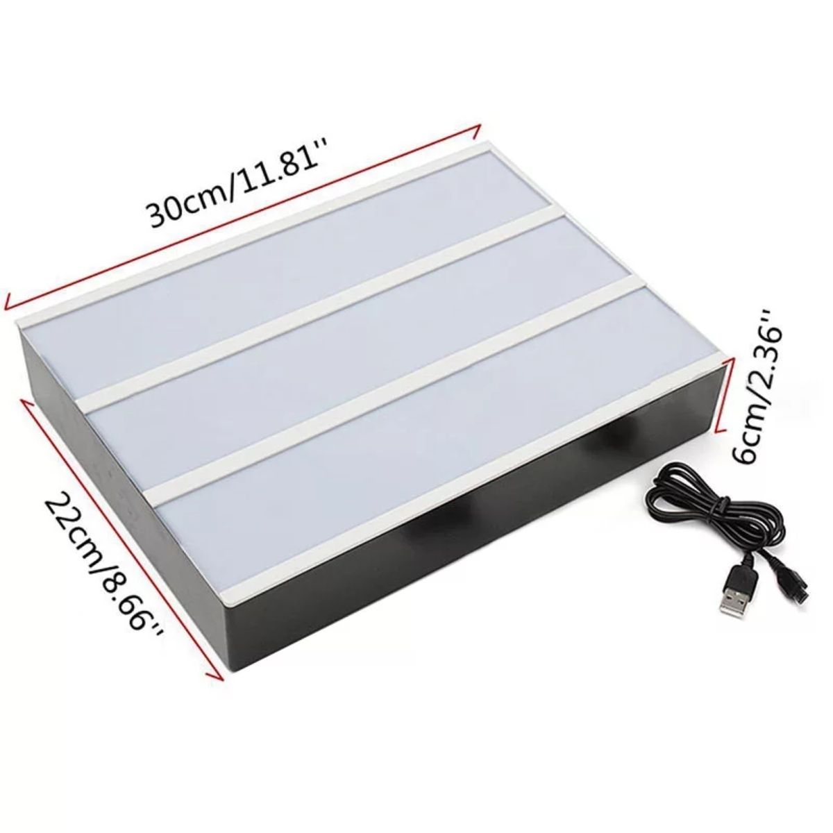 GENERICO - Caja de Luz Led para Mensajes Letras Numeros y Simbolos - Multicolor