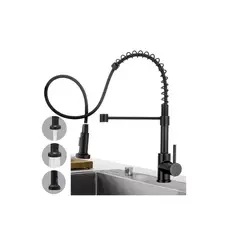 GENERICO - Llave Monomando Lavaplatos Flexible Griferia Cocina