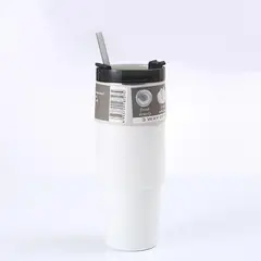 GENERICO - Vaso Termo MUG para bebida fría y caliente 890ML Blanco