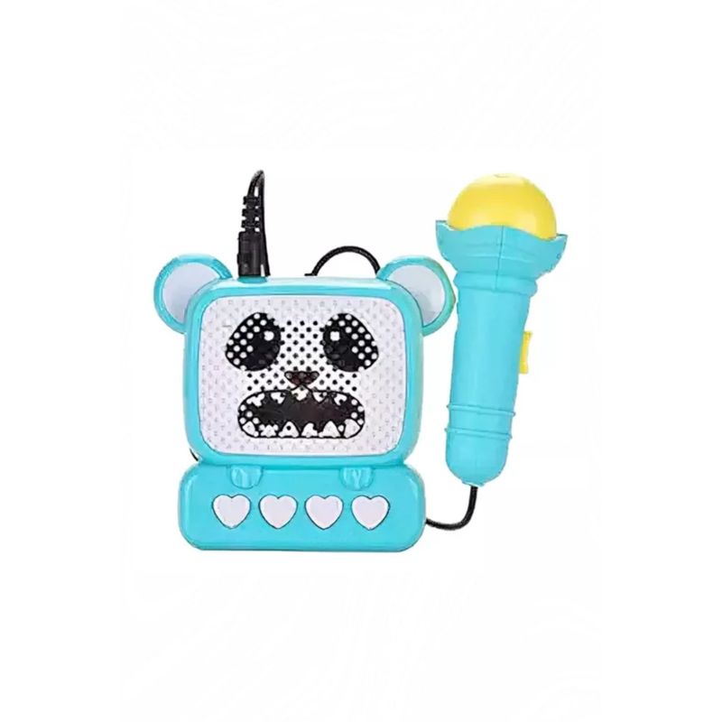 GENERICO - Micrófono Karaoke Juguete Infantil Color Celeste