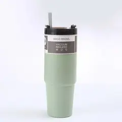 GENERICO - Vaso Termo MUG para bebida fría y caliente 890ML Verde Agua