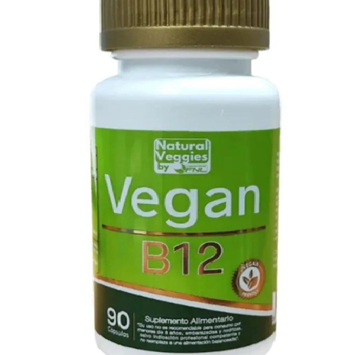 FNL - Vitamina Vegan B12  Fnl 90 Capsulas Vegetal