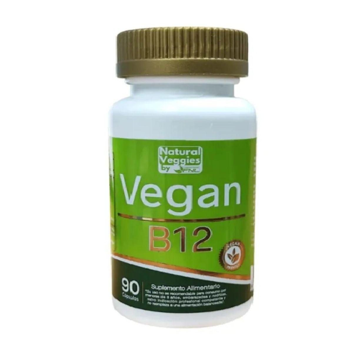 FNL - Vitamina Vegan B12  Fnl 90 Capsulas Vegetal