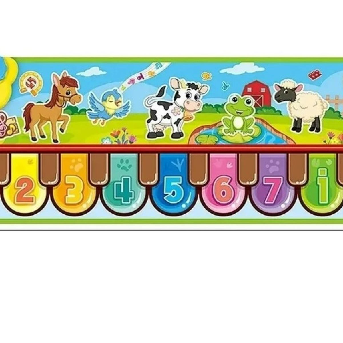 GENERICO - Alfombra Baile Alfombra Musical Animal Piano Para Niños