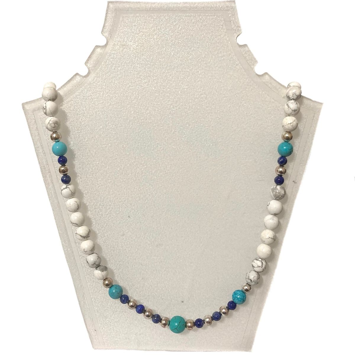 TAETHAI - Collar de piedras naturales y plata 925 exclusivo