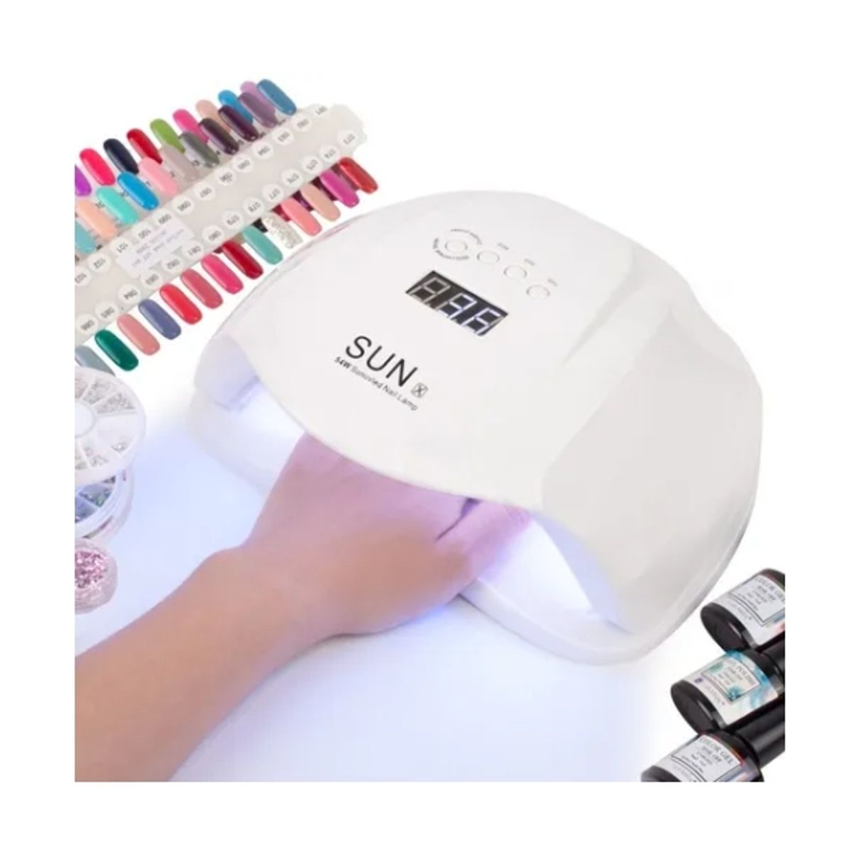 GENERICO - Lámpara LED UV 54W Para Secado De Uñas Esmaltes En Gel