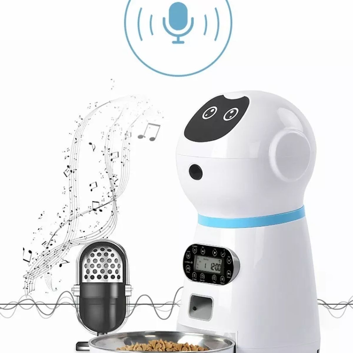 GENERICO - Robot Alimentador Automático Para Mascotas Dispensador