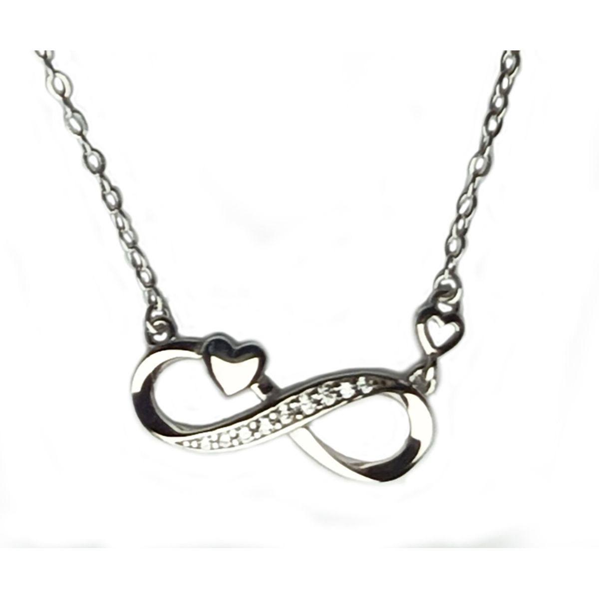 GENERICO - Cadena con infinito y corazón