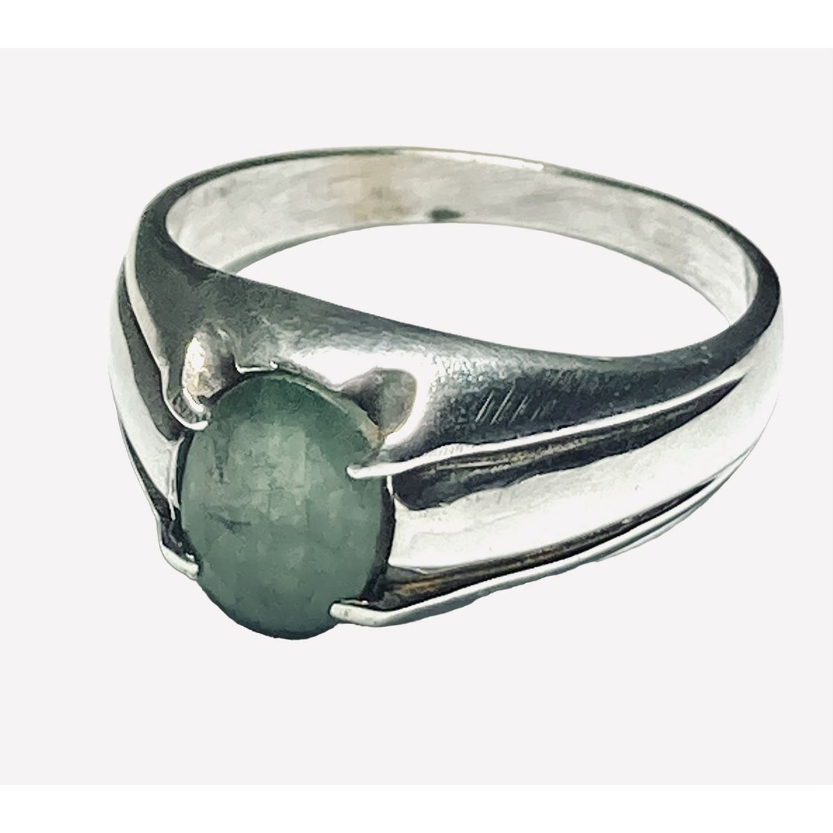 TAETHAI - Anillo de plata 925 con Esmeralda natural