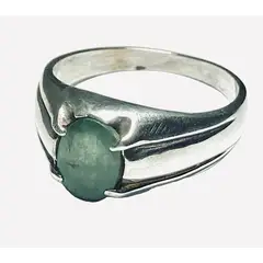 TAETHAI - Anillo de plata 925 con Esmeralda natural