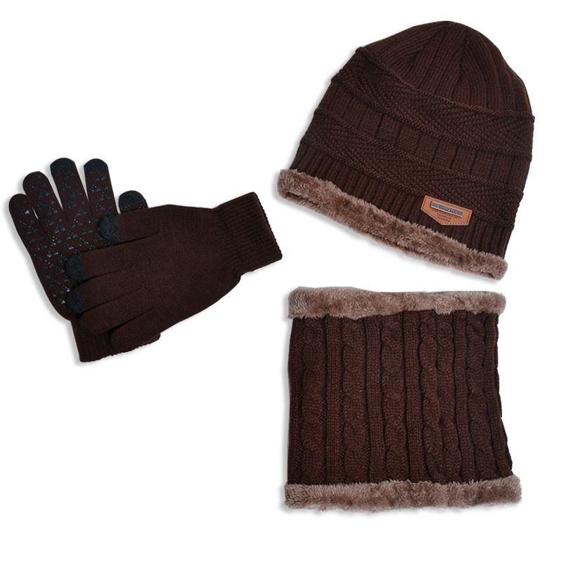 LUKOVEE - Conjunto Gorro Cálido Bufanda Y Guantes Unisex 3 Piezas