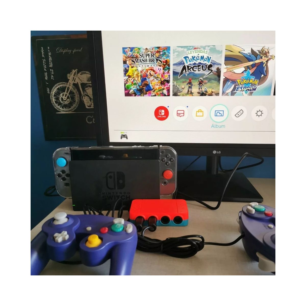 GENERICO - Adaptador Control Gamecube Compatible Con Nintendo Switch Pc