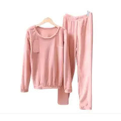 AGW - Pack 3 Pijama Mujer Polar Liso