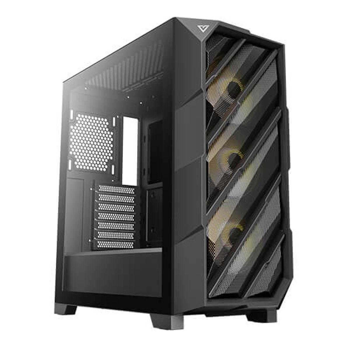 GENERICO - Gabinete Gamer ATX Antec DP503 Black 3 Ventiladores ARGB Vid.Templado
