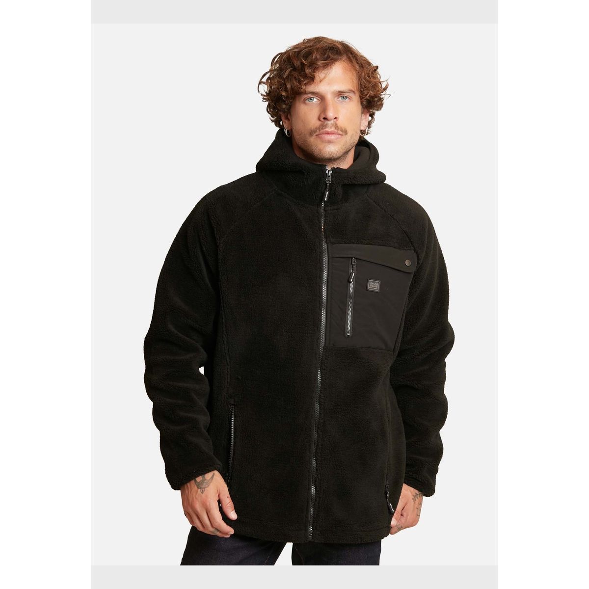 MAUI AND SONS - Poleron Chiporro Div Adventure Negro Hombre Maui And Sons