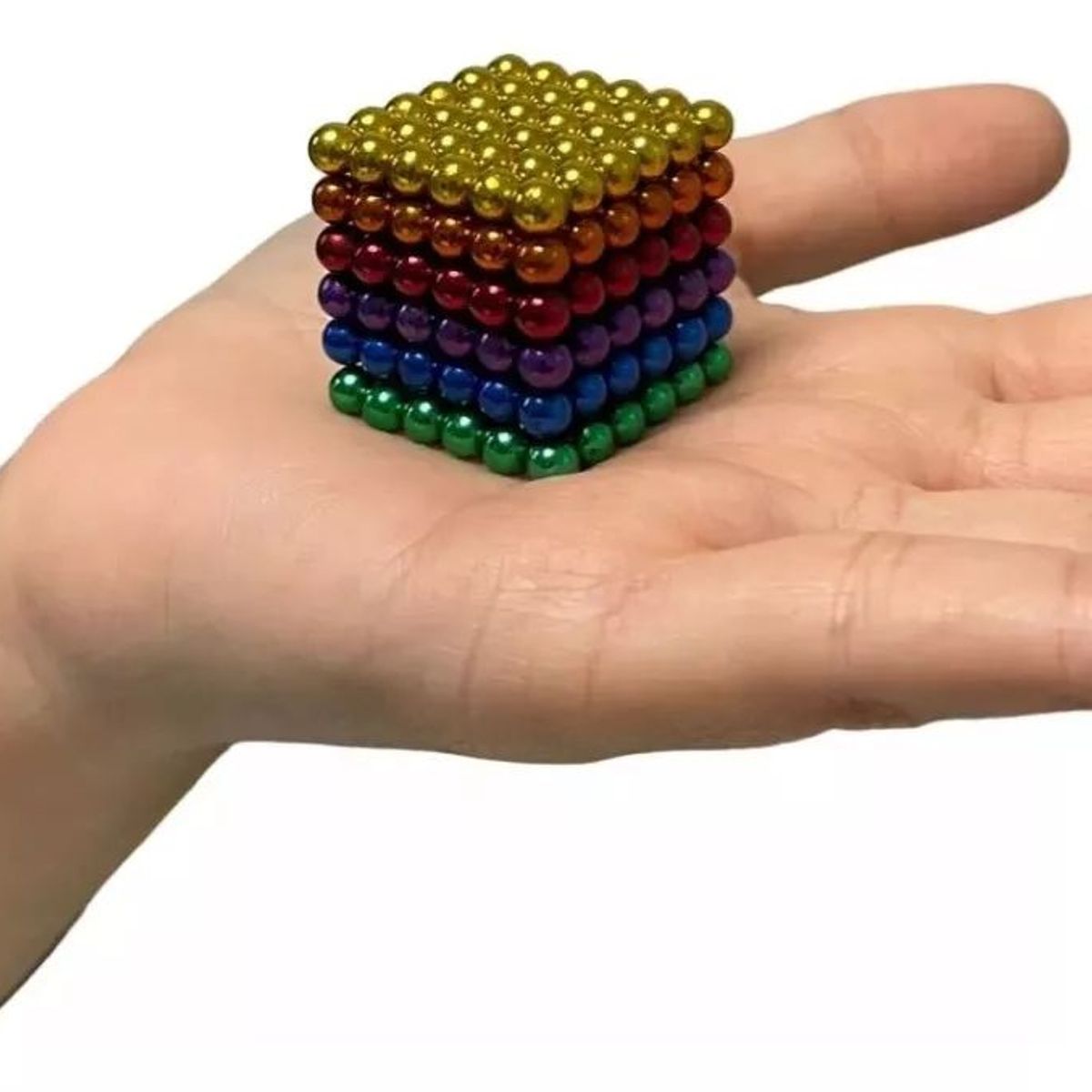 KUANGYE - Juego Antiestrés 216 Unids/caja Imanes 3 Mm Rompecabezas Neo