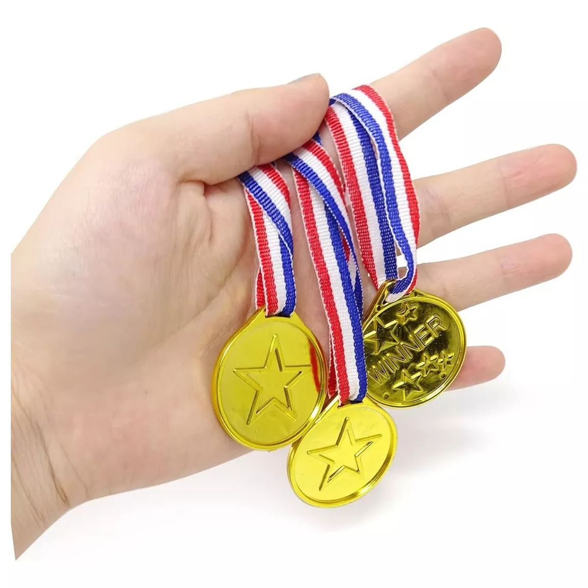 KUANGYE - Pack 12 Medallas Premiación Niños Sorpresa Cumpleaños