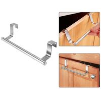 Colgador Paños Cocina Y Toallas Puerta Mueble Cromado