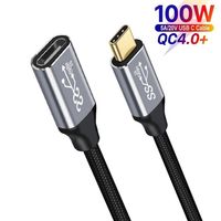 Cable Extensión Usb C 3.1 Gen2 3m 10gbps Pd100w Qc 4.0 4k