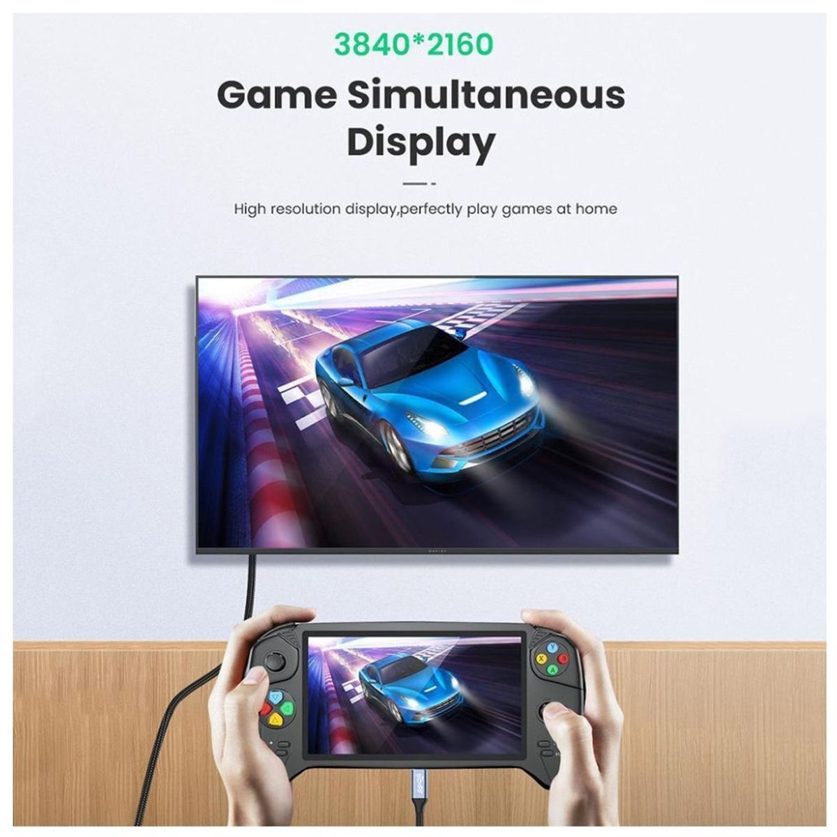 KUANGYE - Cable Extensión Usb C 3.1 Gen2 3m 10gbps Pd100w Qc 4.0 4k