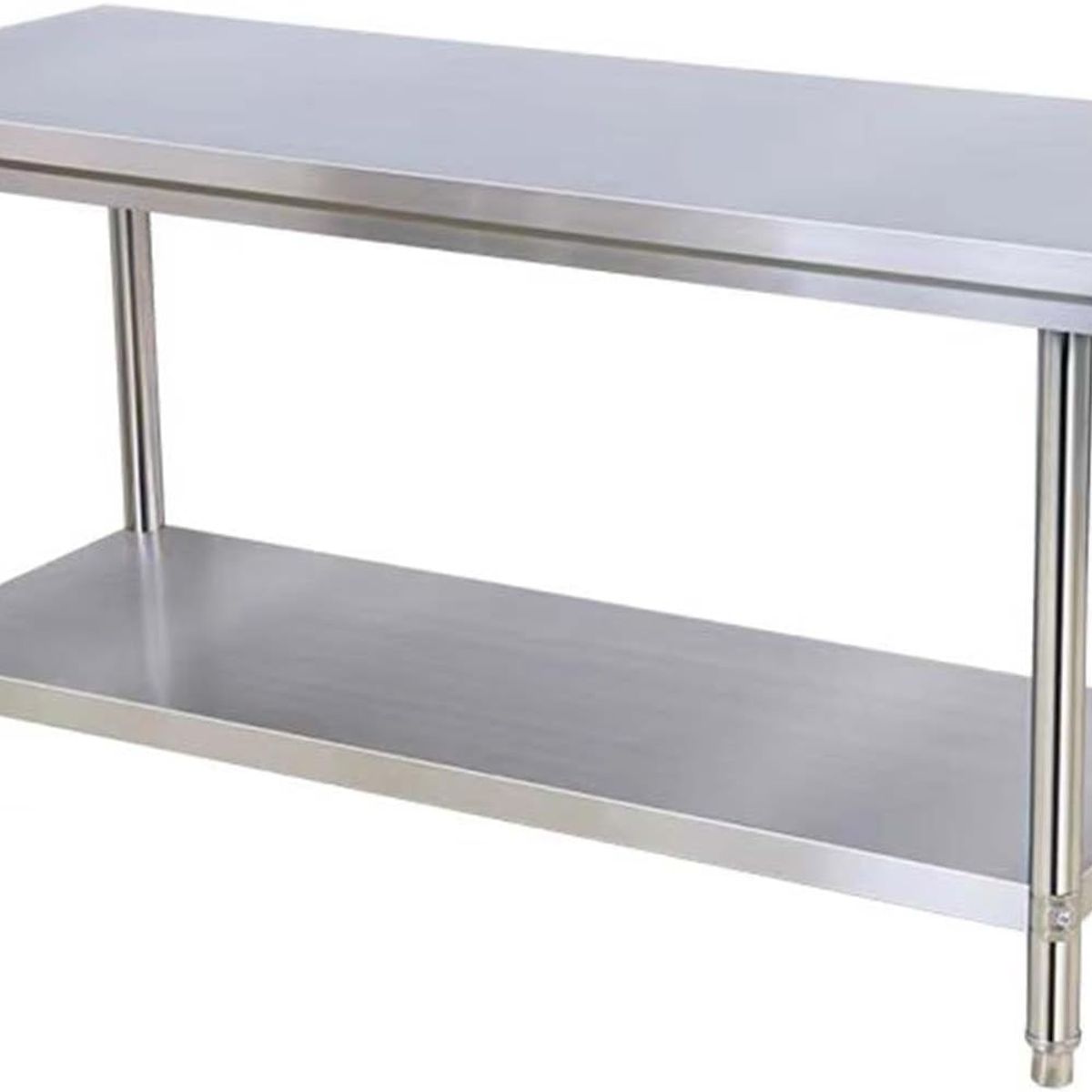 YOMYM - Banco Trabajo Cocina Acero Inoxidable Con Estante Inferior-120×60×80cm