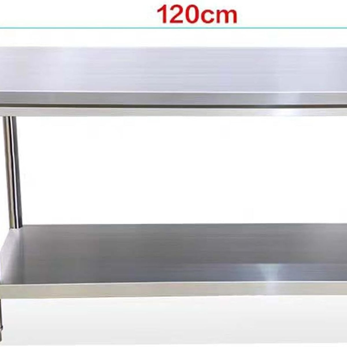 YOMYM - Banco Trabajo Cocina Acero Inoxidable Con Estante Inferior-120×60×80cm