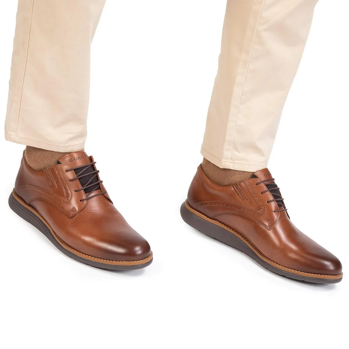 GUANTE - Zapato - Hombre - Cambridge - Guante - Tostado