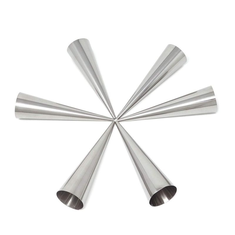 GENERICO - Pack X6 Molde Cono Molde Para Cannoli Molde Croissant Molde Pan