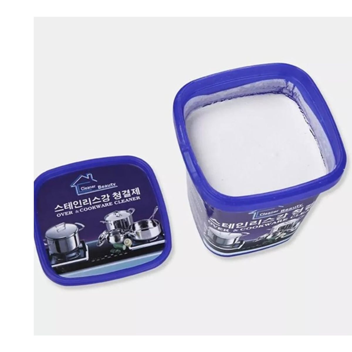 GENERICO - Limpia Olla Multiuso Pasta Crema Limpiador Acero Hogar Inox