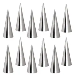 GENERICO - Set de 72 Moldes con Forma de Cono para Cannolis y Croissants