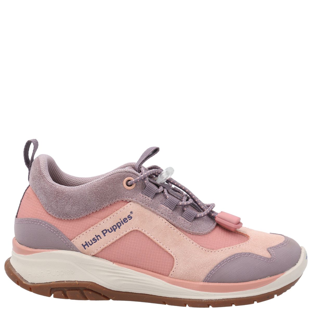 HUSH PUPPIES - Zapatilla Cuero Niña Fastland Rosado HUSH PUPPIES