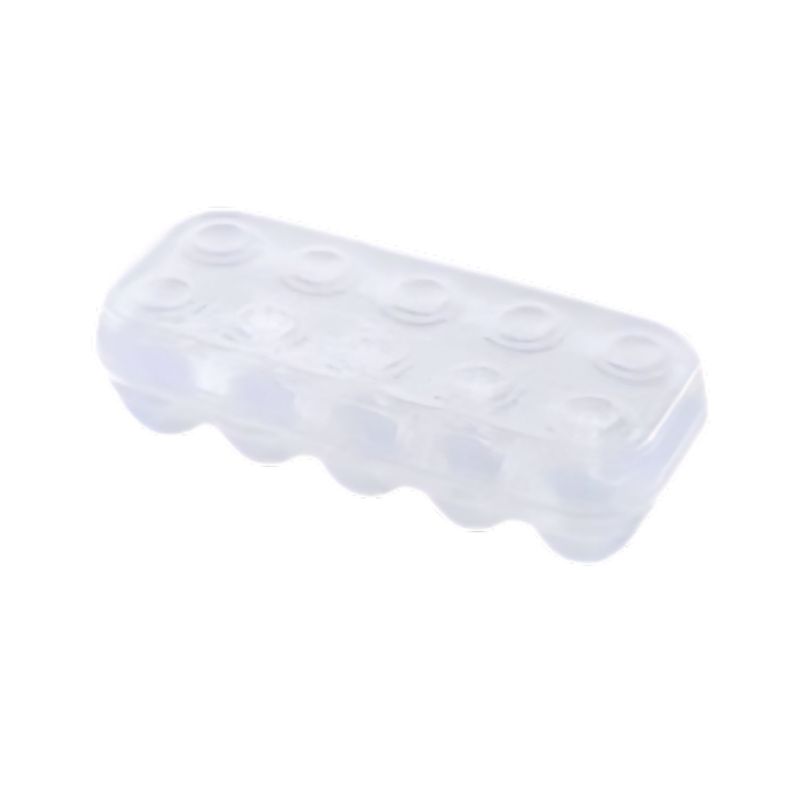 GENERICO - Caja de almacenamiento de huevos para refrigerador de 10 uds