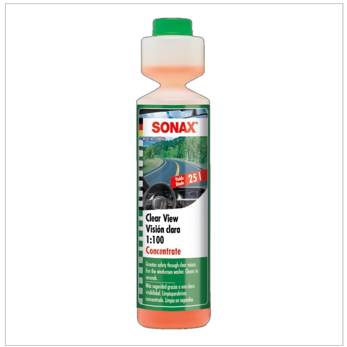 SONAX - Limpiaparabrisas Concentrado SONAX Visión Clara 250 ML