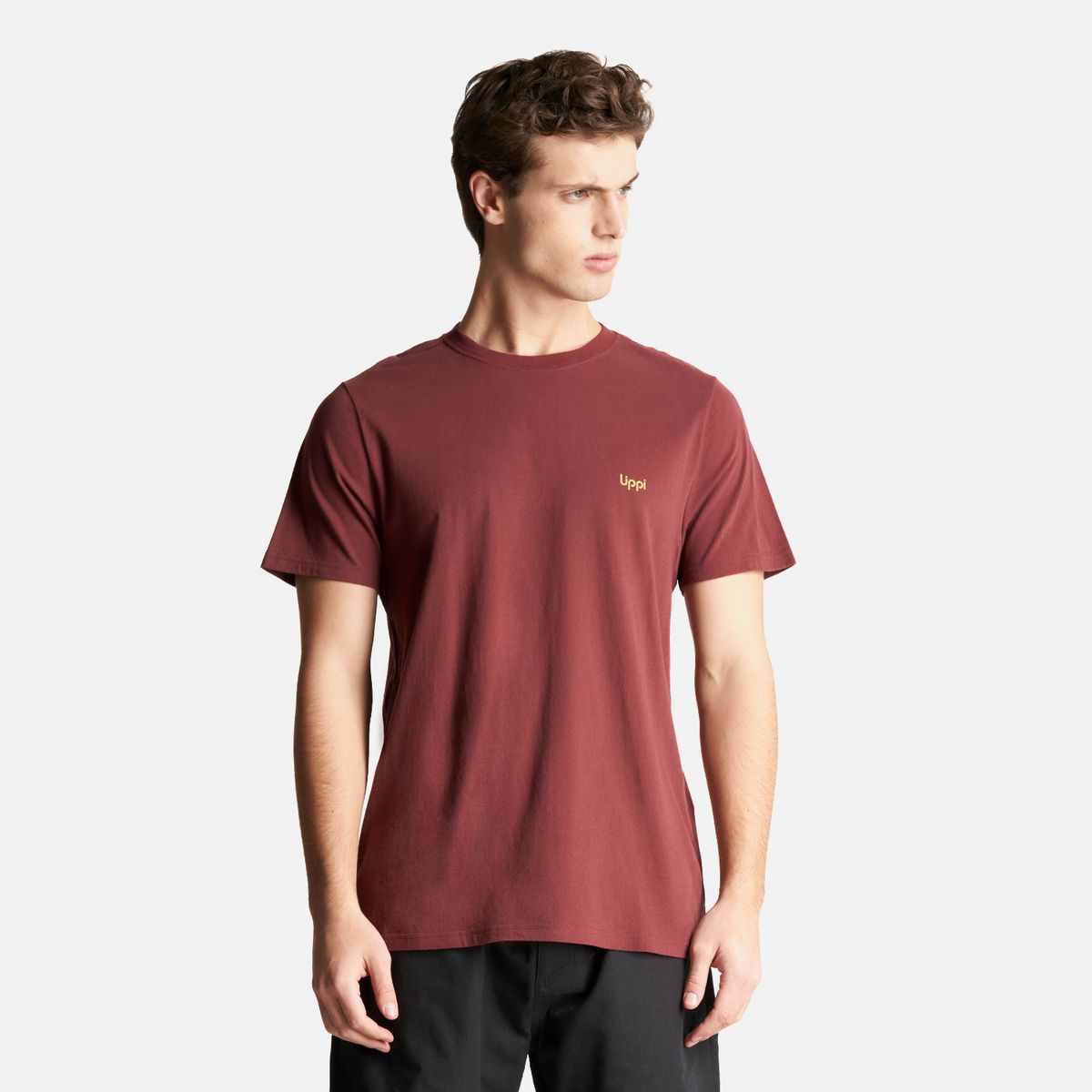 LIPPI - Polera Hombre Keep Exploring T-Shirt Vino Lippi