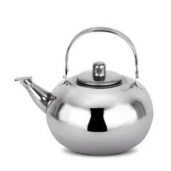 GENERICO - Hervidor de Té con Infusor de Acero y Base Plana 14 cm