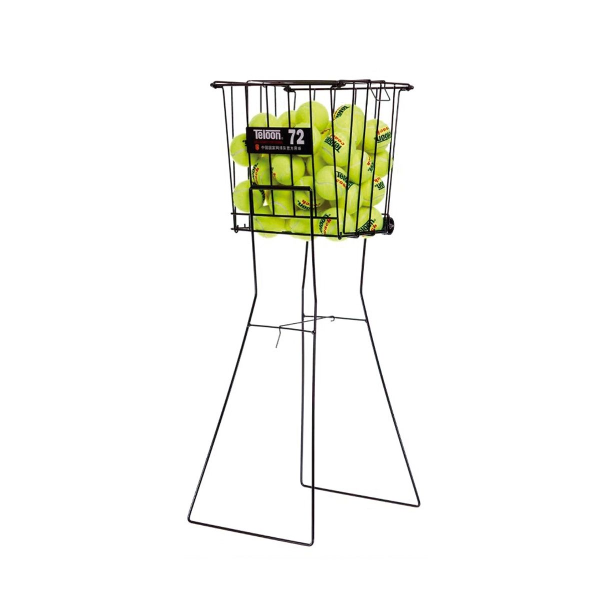 GENERICO - Canasto Para 72 Pelotas De Tenis O Padel Con Ruedas Teloon