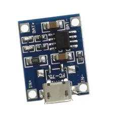 GENERICO - Cargador Tp4056 Batería 18650 Litio Li-ion 3,7v Compatible con Arduino